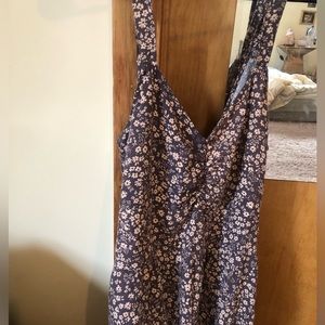 SOZY maxi dress purple floral Large